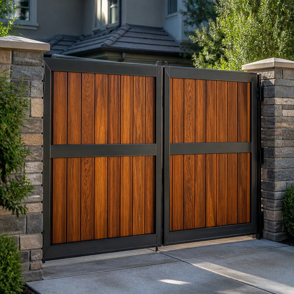 Wood & steel frame